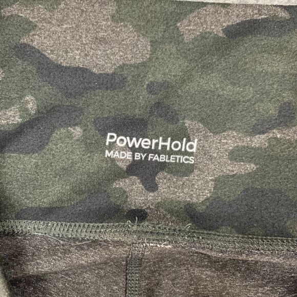 Fabletics Powerhold Crop Legging Womens S Small Camo High Waist Stash Pockets - Picture 5 of 11